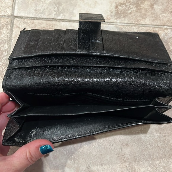 Gucci Wallet 
Black GG fabric and leather - Picture 4 of 6
